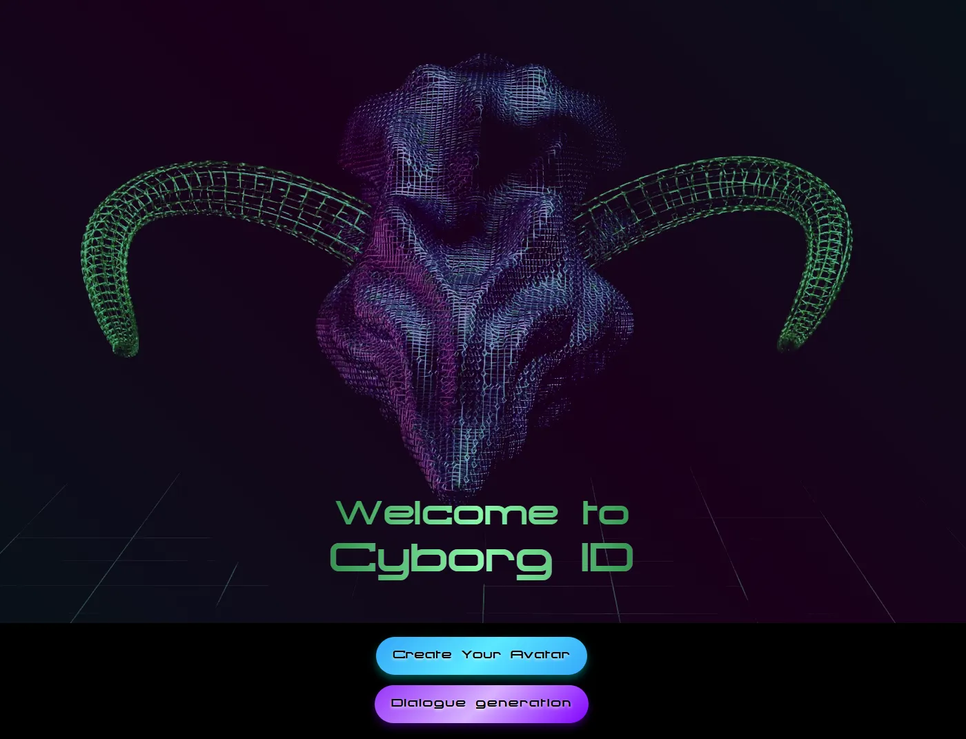 Cyborg ID — website preview (placeholder)